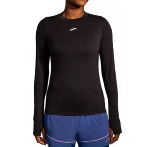 NEW Brooks! Women's High Point Long Sleeve T-Shirt (Black)